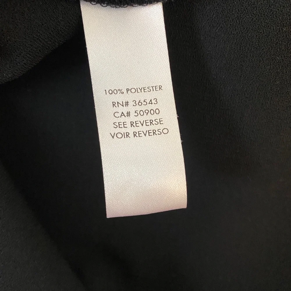 Calvin Klein Black Long-Sleeve Top with Mesh Accent - Picture 5 of 5